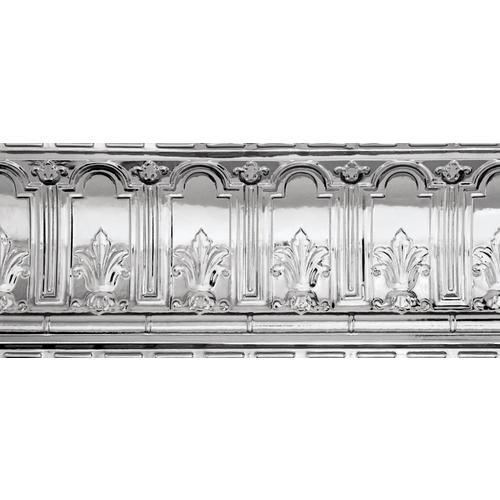 Armstrong Ceilings Metallaire Trefoil Cornice 4-ft Copper Metal Crown Ceiling Grid Trim - Super Arbor