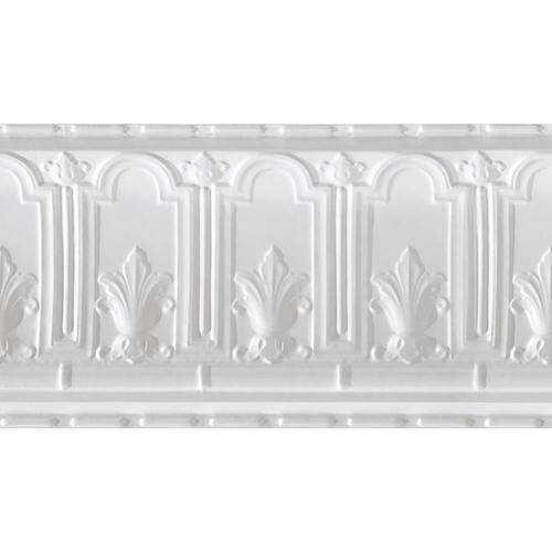 Armstrong Ceilings Metallaire Trefoil Cornice 4-ft Copper Metal Crown Ceiling Grid Trim - Super Arbor