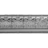 Armstrong Ceilings Metallaire Floral Cornice 4-ft White Metal Crown Ceiling Grid Trim - Super Arbor