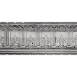 Armstrong Ceilings Metallaire Trefoil Cornice 4-ft Copper Metal Crown Ceiling Grid Trim - Super Arbor
