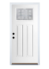 Therma-Tru Benchmark Doors Emerson 32-in x 80-in Fiberglass Craftsman Right-Hand Inswing Ready-to-Paint Unfinished Prehung Single Front Door with Brickmould