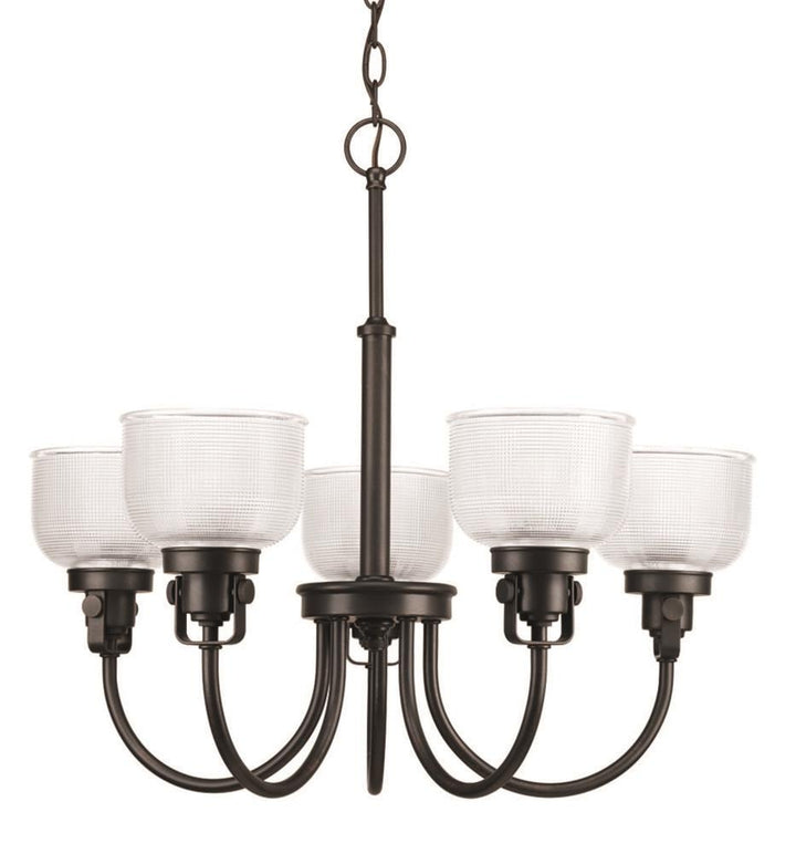 Progress Lighting Archie 5-Light Bronze Transitional Chandelier