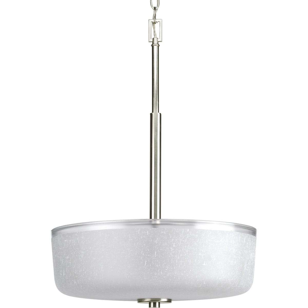 Progress Lighting Alexa 3-Light Brushed Nickel Transitional Chandelier