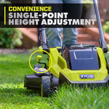 RYOBI 20 in. 40-Volt HP Brushless Cordless Push Lawn Mower with Two 6.0Ah Batteries and Charger