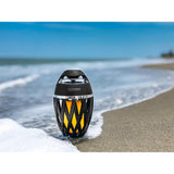 TikiTunes Black Bluetooth Speakers with LED Atmospheric Lighting Effect (2-Pack) - Super Arbor