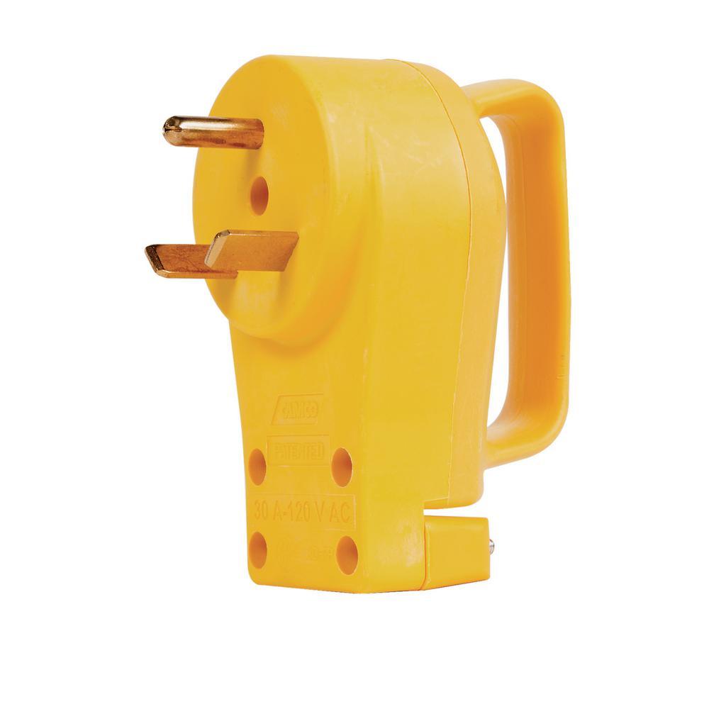 RV PowerGrip 30 Amp Replacement Plug - Super Arbor