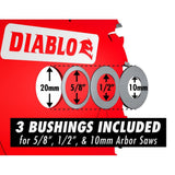 5-3/8 in x 18-Tooth Fast Framing Saw Blade with Bushings - Super Arbor