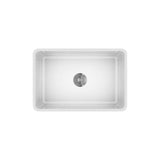 La Toscana Farmhouse Apron-Front Fireclay 27 in. Single Basin Kitchen Sink in White