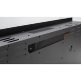 Slimline 36 in. Wall Mount and Recessed Electric Fireplace in Black - Super Arbor