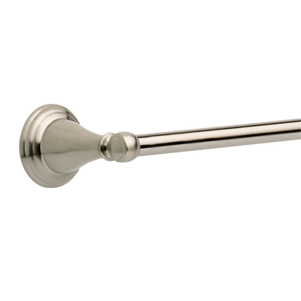 Delta Windemere 24-in Brushed Nickel Wall Mount Single Towel Bar