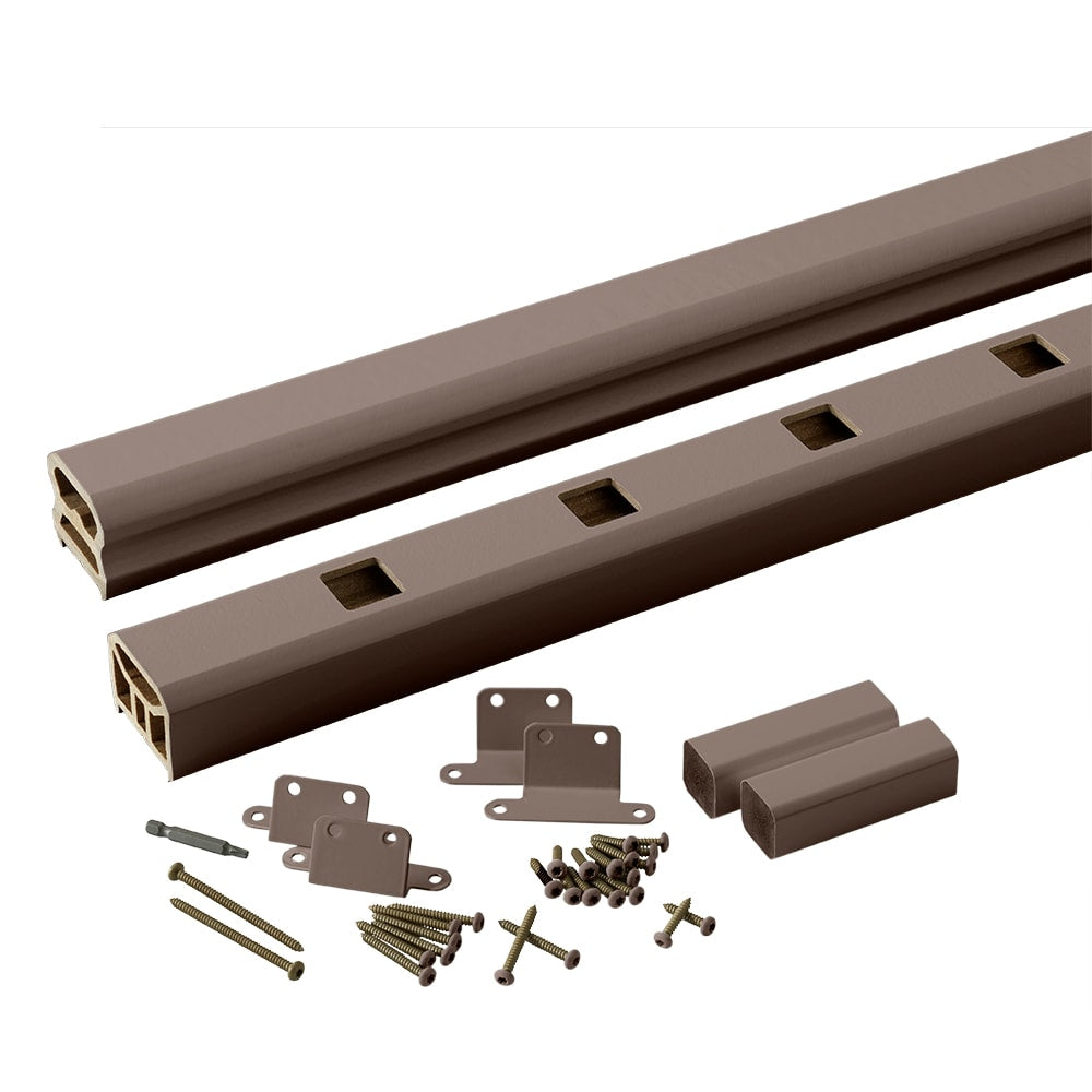 TimberTech RadianceRail Express 8-ft x 36-in Kona Composite Deck Rail Kit