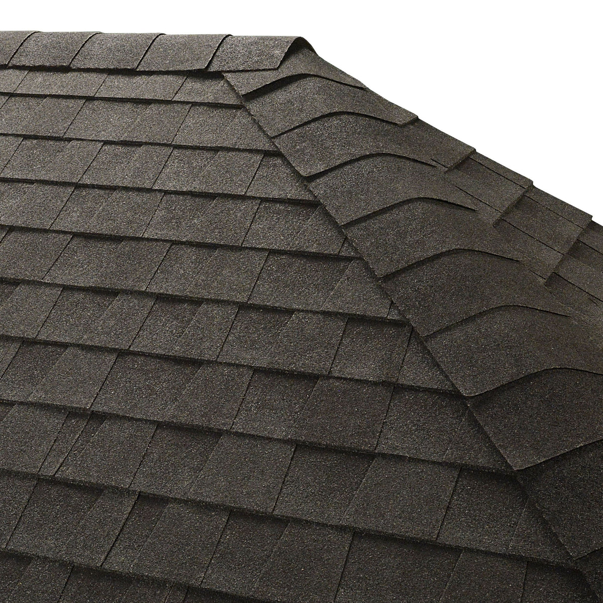 GAF Seal-A-Ridge AS Charcoal Algae-Resistant Hip & Ridge Roof Shingles, 25 Linear Ft per Bundle
