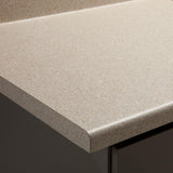 VT Dimensions Wilsonart 8-ft 4588-60 Kalahari Topaz Matte Straight Laminate Kitchen Countertop with Integrated Backsplash