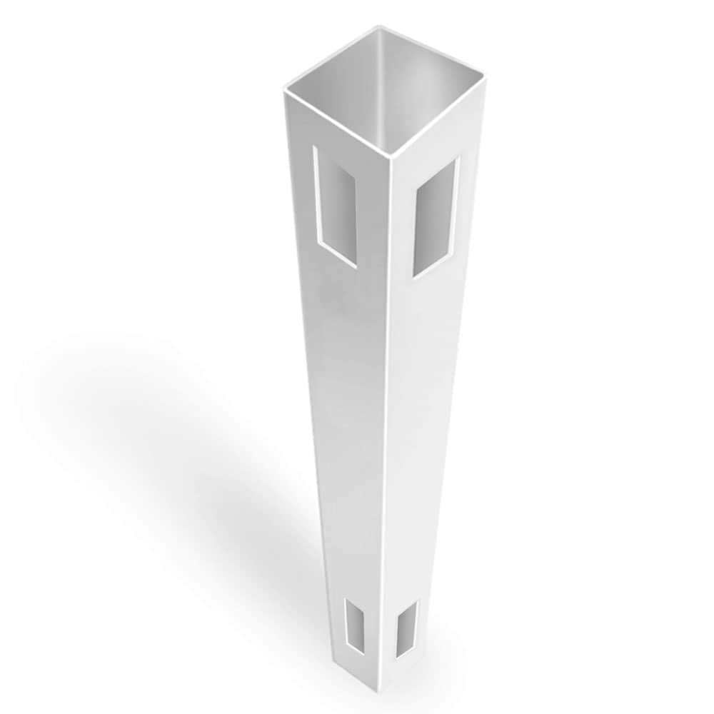 Freedom Bolton/Hampton 7-ft H x 5-in W White Vinyl Corner Fence Post (Unassembled)