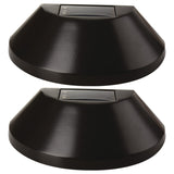 Portfolio 2-Pack Solar LED Post/Deck Lights, Oil Brushed Bronze, 5 Lumens, 3500K