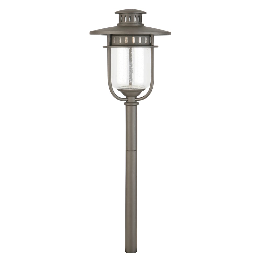 Portfolio 2-Watt Bronze Low Voltage Hardwired Integrated LED Path Light