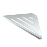13 in. W Elegant Corner Shelf in Brushed Nickel - Super Arbor