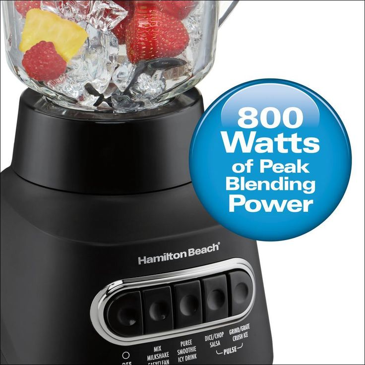 Power Elite 40 oz. 5-Speed Black Blender