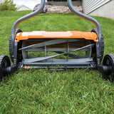 Fiskars StaySharp 17 in.  Manual Push Walk Behind Non-Electric Reel Mower