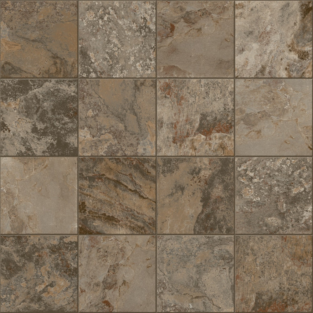 Congoleum ArmorCore Pro UR Canyon View 12-ft W Cut-to-Length Adobe Shadow Stone Look Low-Gloss Finish Sheet Vinyl