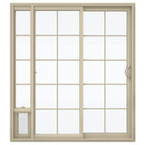 JELD-WEN 72-in x 80-in Vinyl Sliding, Right-hand sliding – primary product view