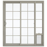 JELD-WEN 72-in x 80-in Vinyl Sliding, Left-hand sliding – primary product view