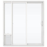 JELD-WEN 72-in x 80-in Vinyl Sliding, Right-hand sliding – primary product view