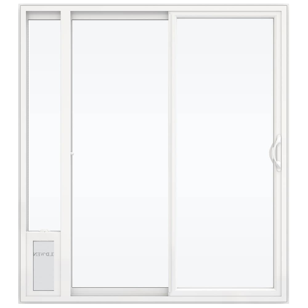 JELD-WEN 72-in x 80-in Vinyl Sliding, Left-hand sliding – product-only view
