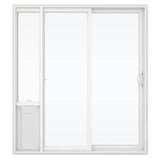 JELD-WEN 72-in x 80-in Vinyl Sliding, Right-hand sliding – primary product view