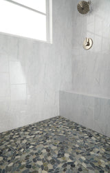 Delfino Stone Paradise Blend 12-in x 12-in Honed Natural Stone Pebble Floor and Wall Tile (0.95-sq. ft/ Piece)
