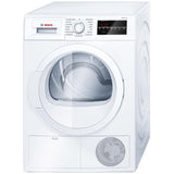 Bosch 300 Series 4-cu ft Stackable Ventless Electric Dryer, White, WTG86400UC