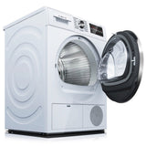 Bosch 800 Series 4-cu ft Stackable Ventless Electric Dryer, White/Chrome, ENERGY STAR, WTG86402UC