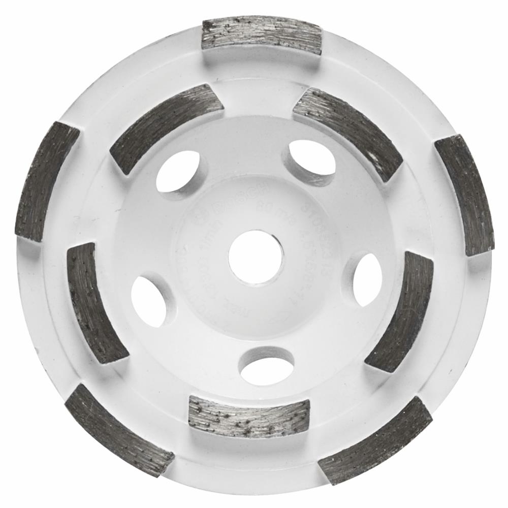 Bosch Diamond 4.5-in Double-Row Cup Wheel, 5/8-11 Arbor