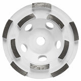 Bosch Diamond 4.5-in Double-Row Cup Wheel, 5/8-11 Arbor