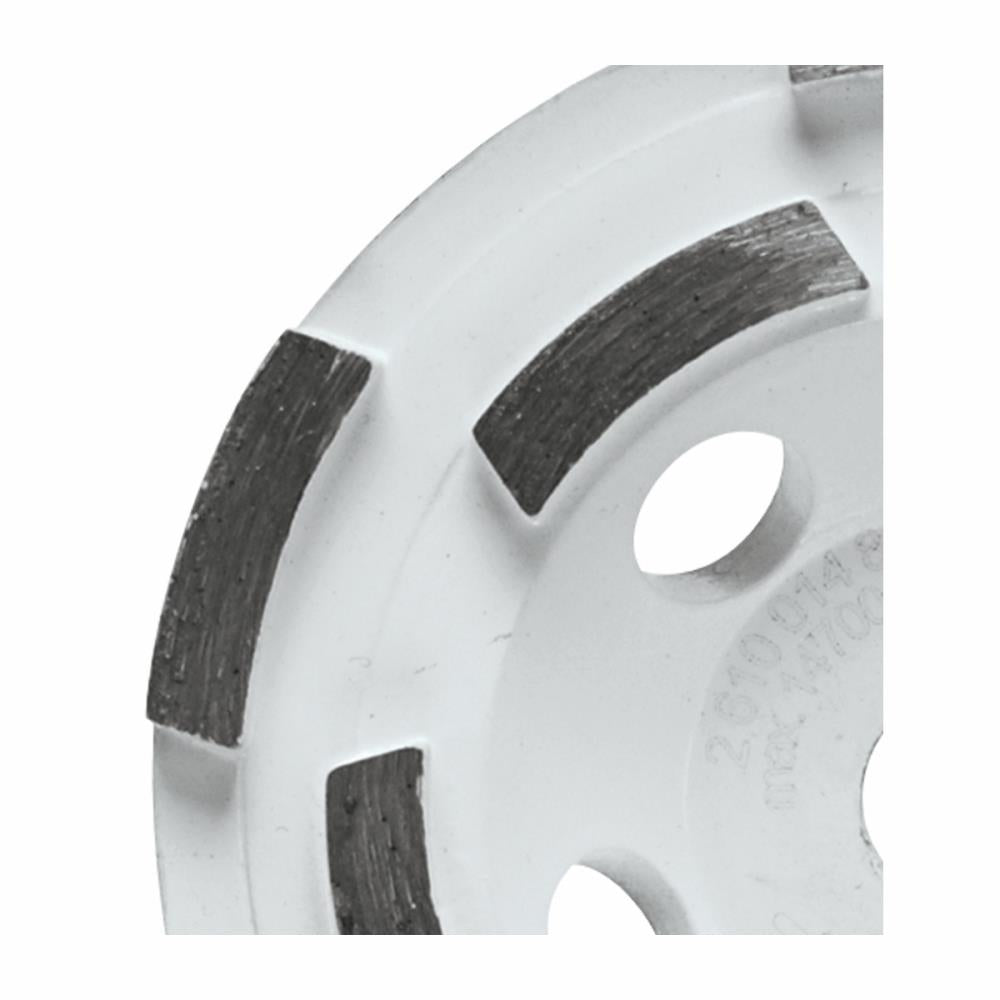 Bosch Diamond 4.5-in Double-Row Cup Wheel, 5/8-11 Arbor