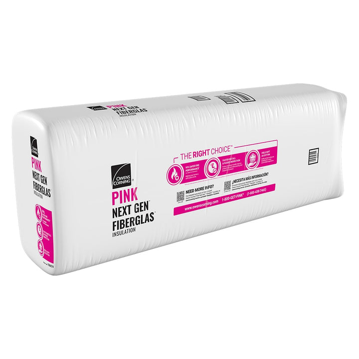 Owens Corning R-30 Kraft Faced Fiberglass Insulation Batts, 10 in. x 19.25 in. x 48 in. (64.17 sq ft Coverage)