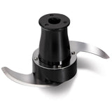 Stack and Snap 10-Cup 3-Speed Black Food Processor