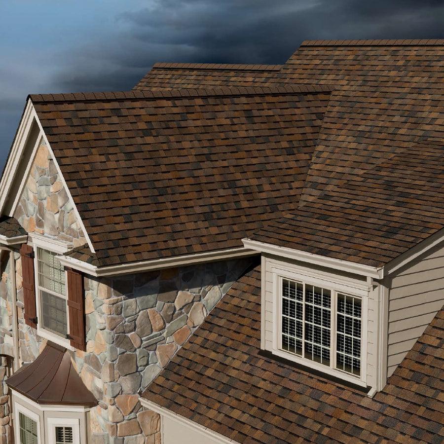Owens Corning TruDefinition WeatherGuard-HP32.8-sq ft Teak Laminated Architectural Roof Shingles - Super Arbor