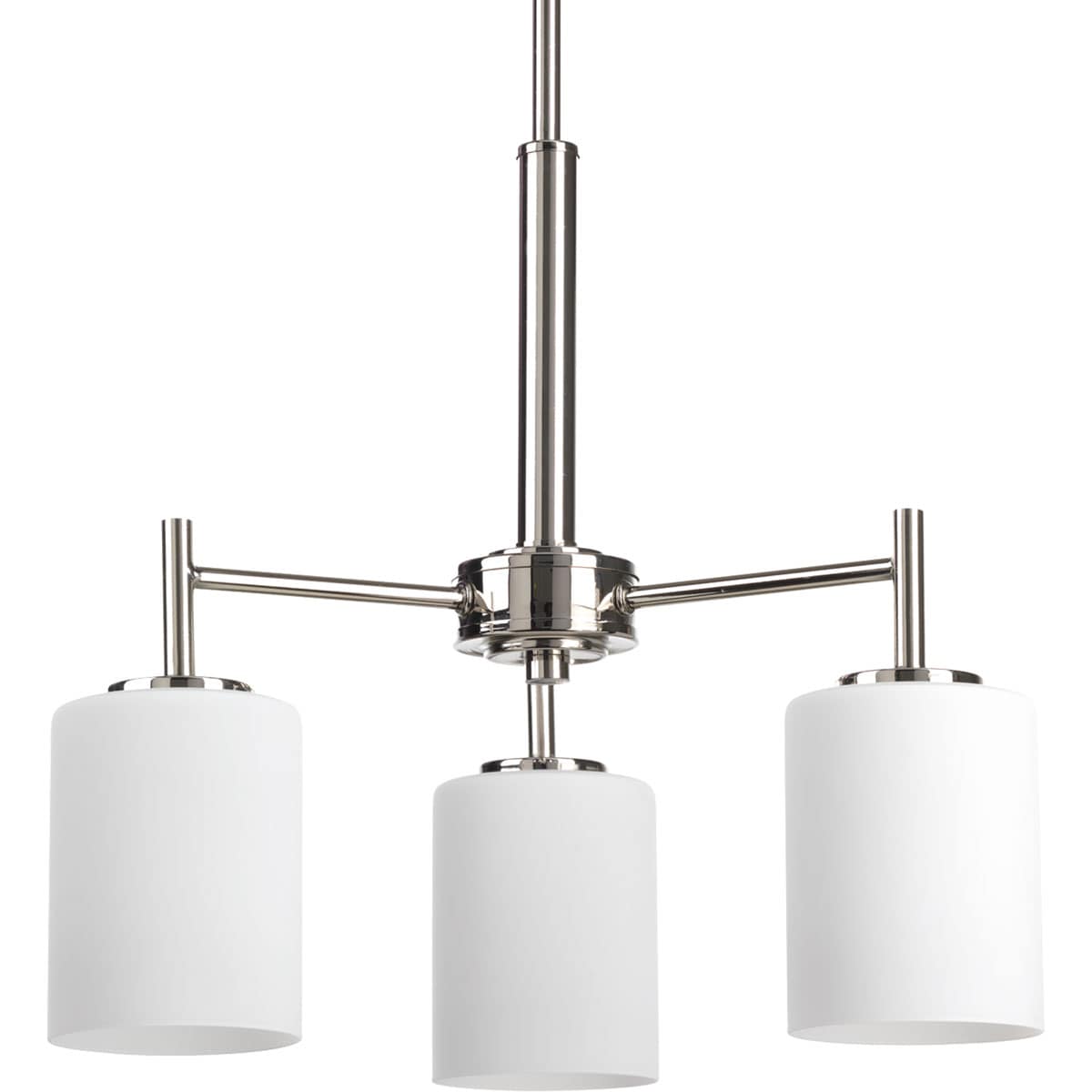 Progress Lighting Replay 3-Light Polished Nickel Modern/Contemporary Chandelier
