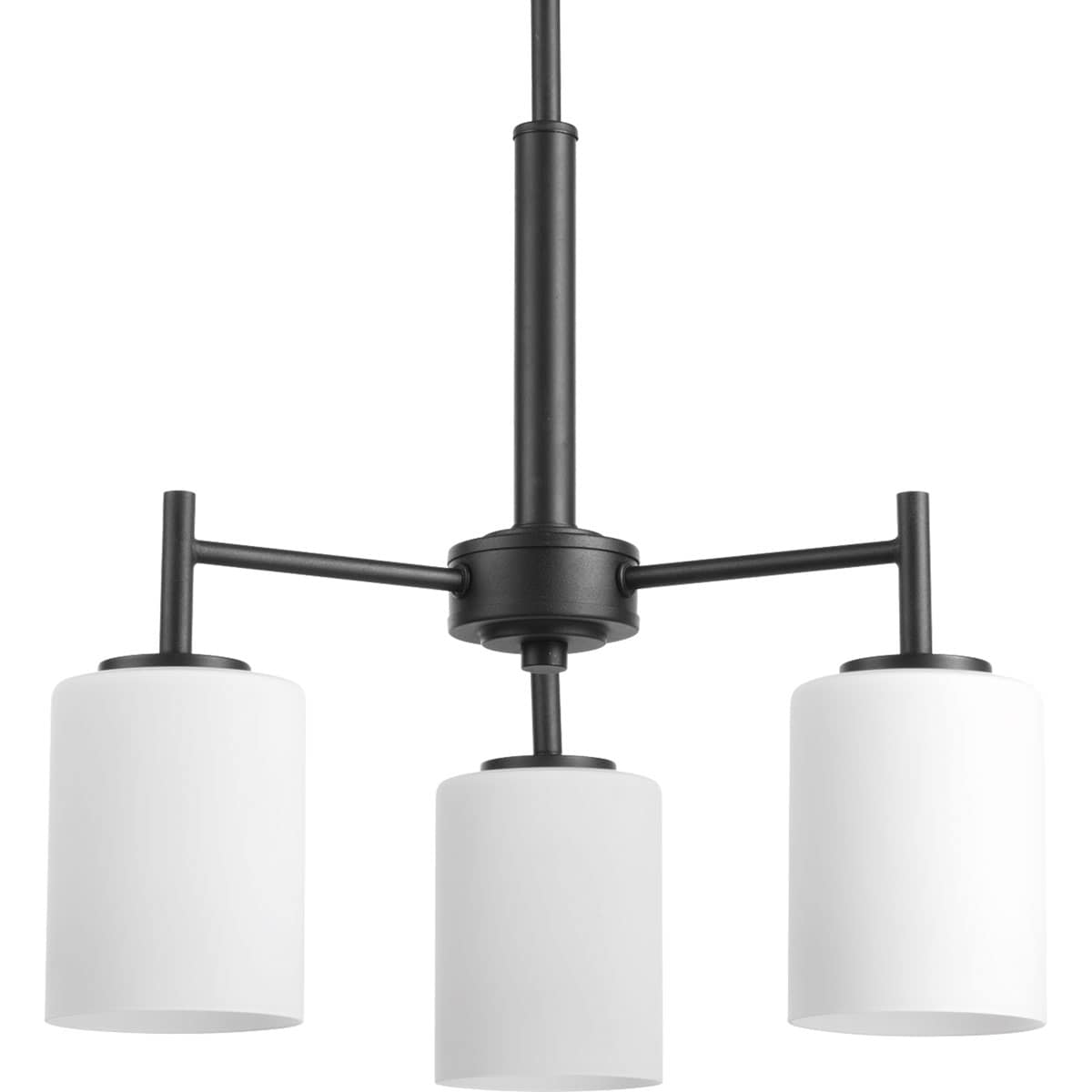 Progress Lighting Replay 3-Light Black Modern/Contemporary Chandelier