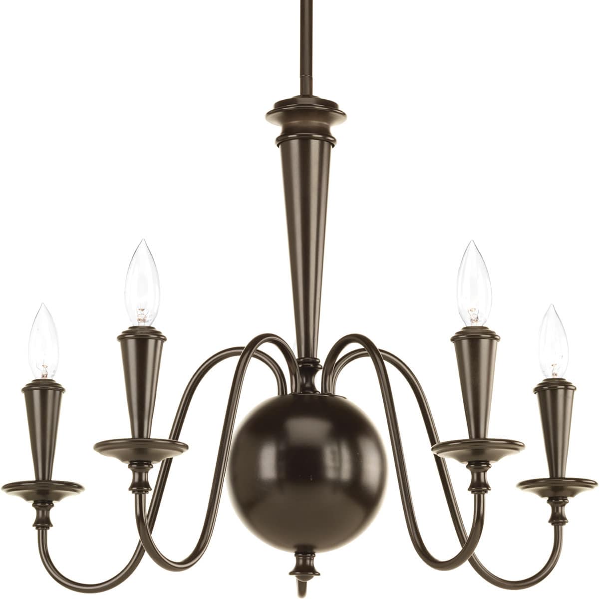 Progress Lighting Identity 5-Light Antique Bronze Traditional Chandelier