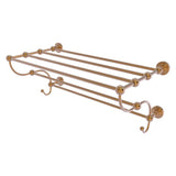 Allied Brass Waverly Place Collection 24-in Train Rack Towel Shelf in Brushed Bronze