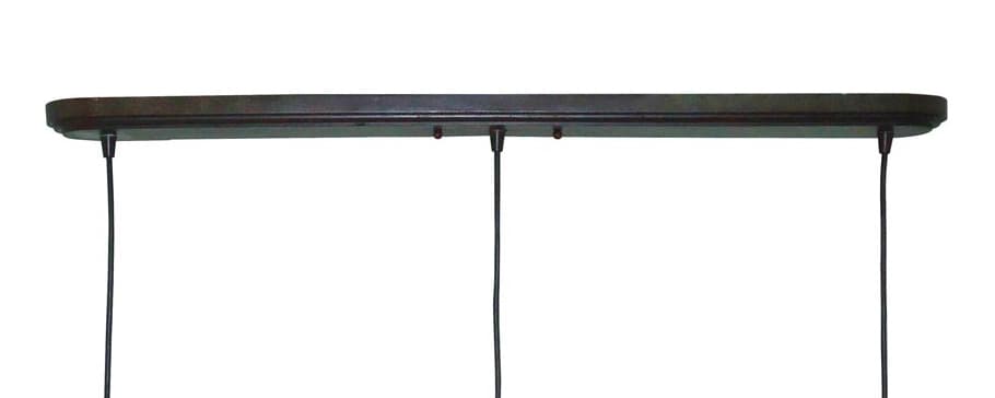 Portfolio Bronze Transitional Linear Pendant Light, 36-in Wide, 3-Light