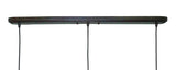 Portfolio Bronze Transitional Linear Pendant Light, 36-in Wide, 3-Light