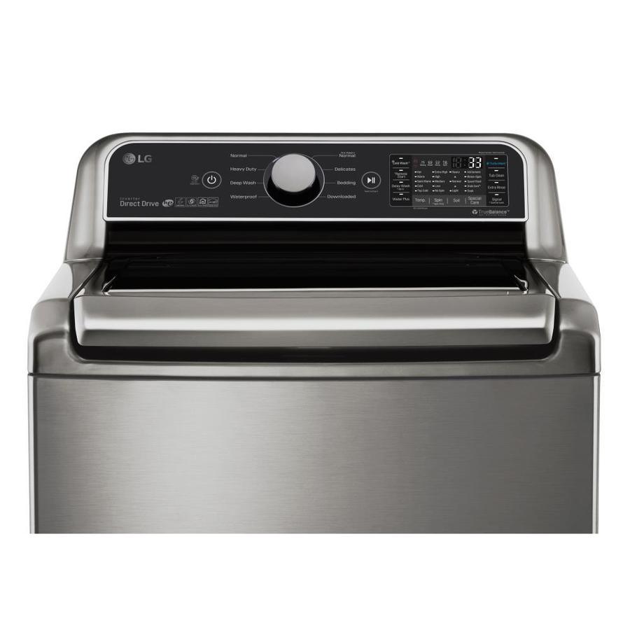 LG TurboWash 3D Smart Wi-Fi Enabled 5-cu ft High Efficiency Top-Load Washer (White) ENERGY STAR - Super Arbor