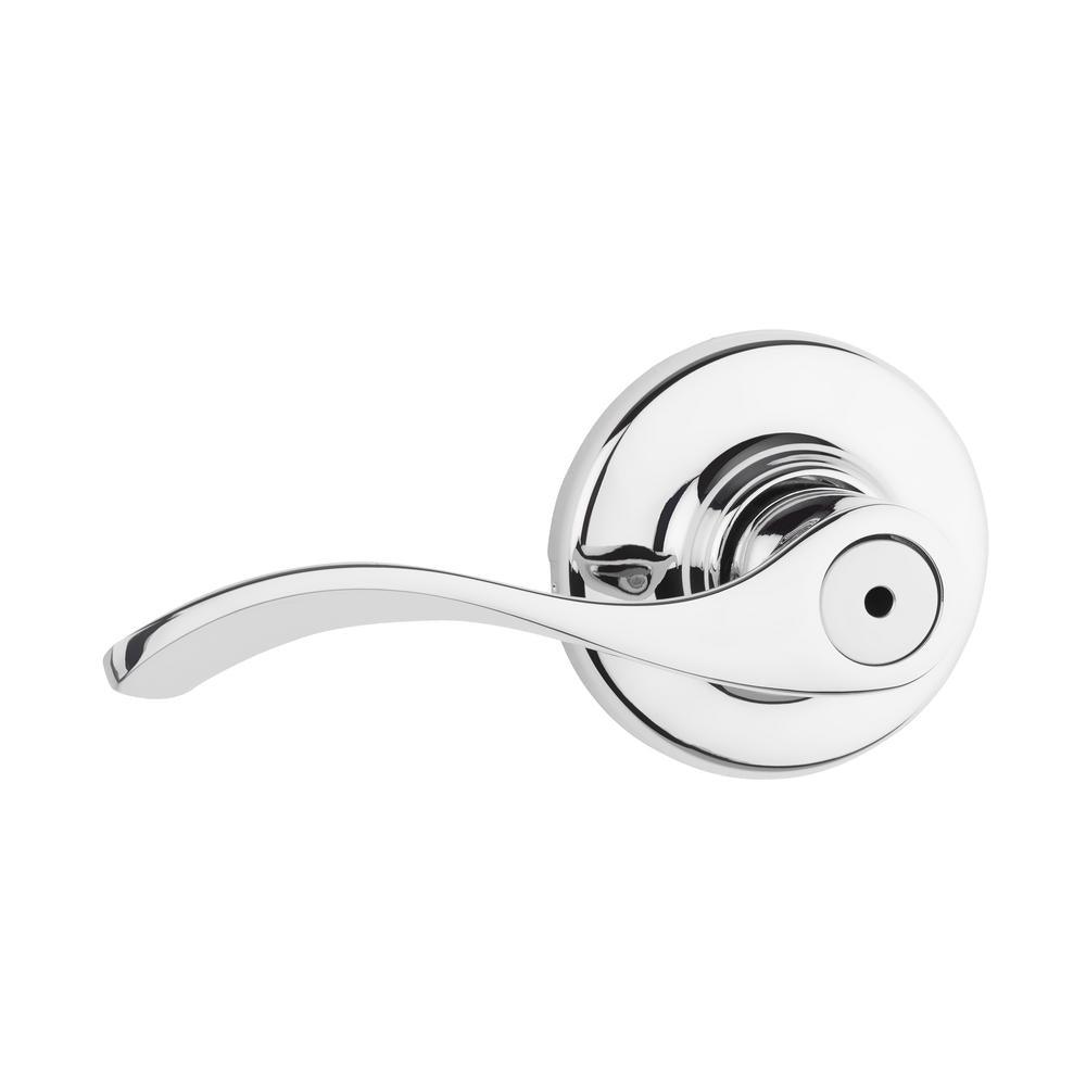 Balboa Polished Chrome Privacy Bed/Bath Door Lever - Super Arbor