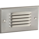 Progress Lighting 4-Watt Brushed Nickel Hardwired LED Step Light
