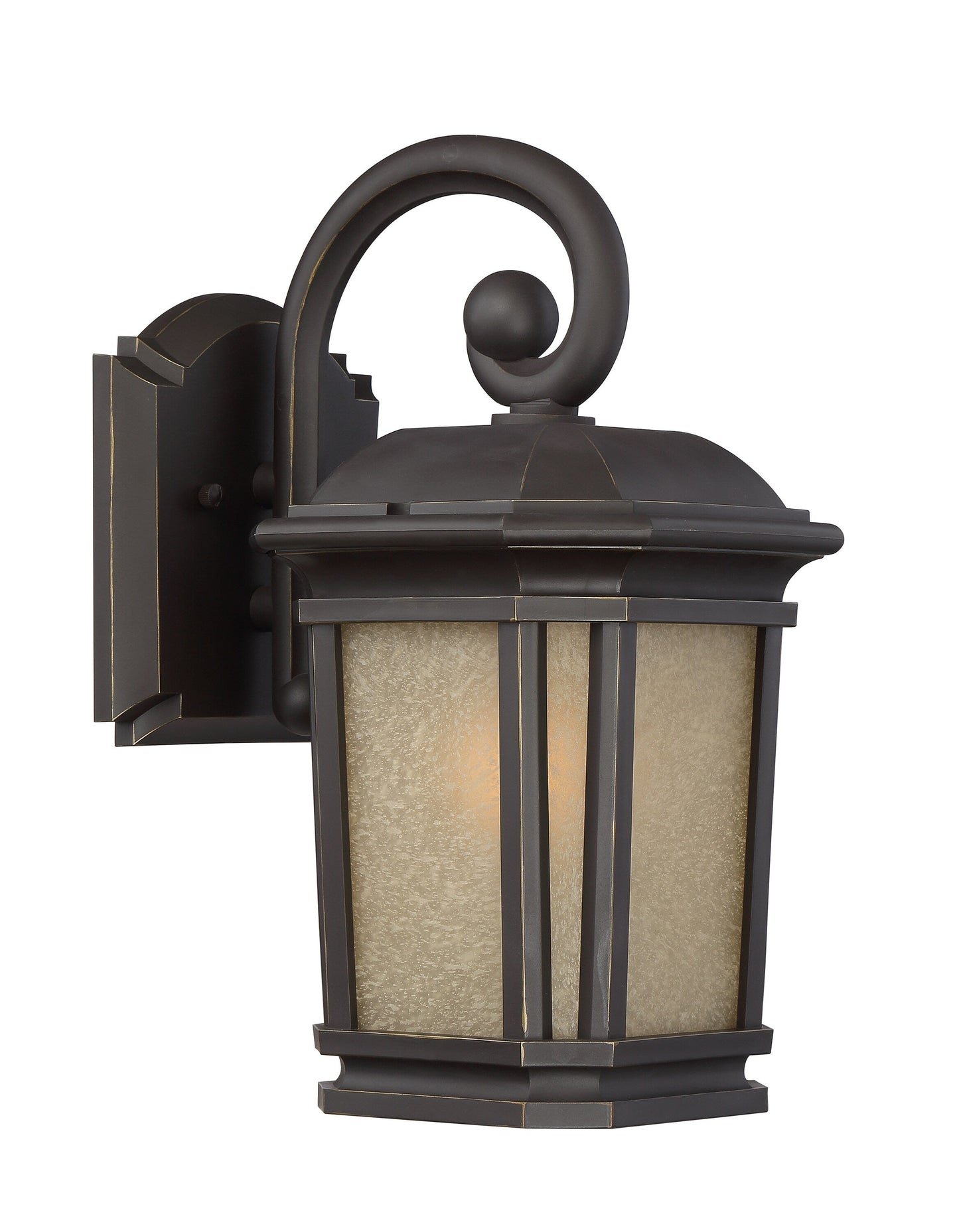 Quoizel Corrigan 13.25-in H Bronze Medium Base (E-26) Outdoor Wall Light