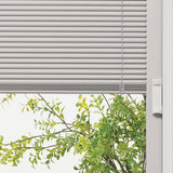 Masonite 30-in x 80-in Steel Half Lite Left-Hand Inswing Primed Prehung Single Front Door with Brickmould, Insulating Core, Blinds Between Glass