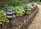 Portfolio 11-Watt Black Low Voltage Path Light, 90 Lumens, 2700K